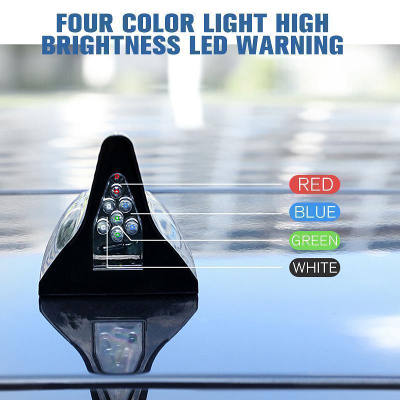 ⏳🔥 Limited-Time Buy 1 Get 1 Free! ⏰🦈 Solar-Powered Shark Fin Warning Light — Solar-powered for enhanced visibility and driving safety 🚗✨
