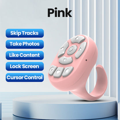 🎮 Bluetooth Ring Remote Control – One-Click Phone Control for Videos, Selfies & More ✨