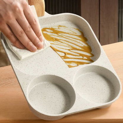 🍳 Limited-Time Half-Price Sale 🔥 3-Section Non-Stick Pan — Cook Three Ingredients at Once