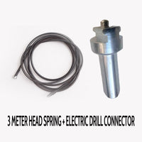 3-meter head spring + electric drill connection
