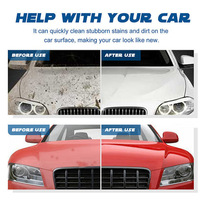 🚗✨🔥Buy‑One‑Get‑One‑Free When You Order Today! Concentrated Car Wash & Wax Liquid, Gentle & Effective Detailing Spray Kit with Sponge and Microfiber Cloth