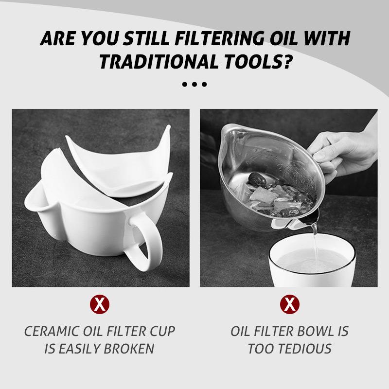 🥄 Save 50%! 🍳 Oil Separator Ladle – Grease remover, strainer & kitchen essential ✨