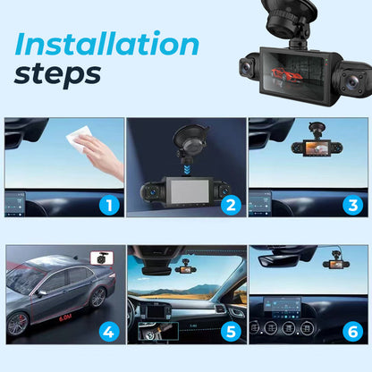 🔥2026 Bestseller💞🚗📹 4-Channel 1080P Dash Cam – 50% OFF! Front, rear & 2 side cameras – full coverage, parking mode, G-sensor. 🔥🛡️