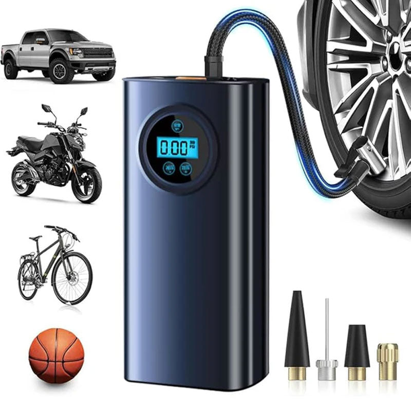 🎁Hot Sale 50% OFF⏳Rechargeable Mini Battery-Powered Tire Pump
