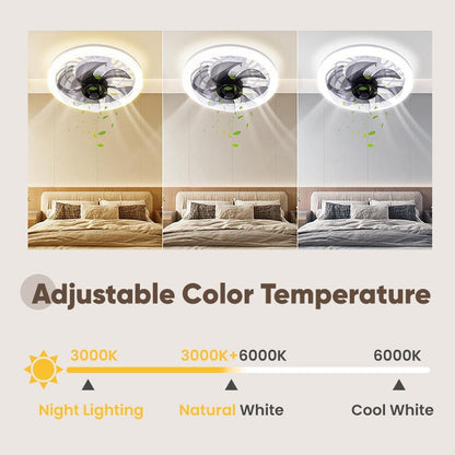 ❄️ Summer 50% Off ✨ Global Sales Exceed 1 Million ❄️ Remote Control Ceiling Fan with Light