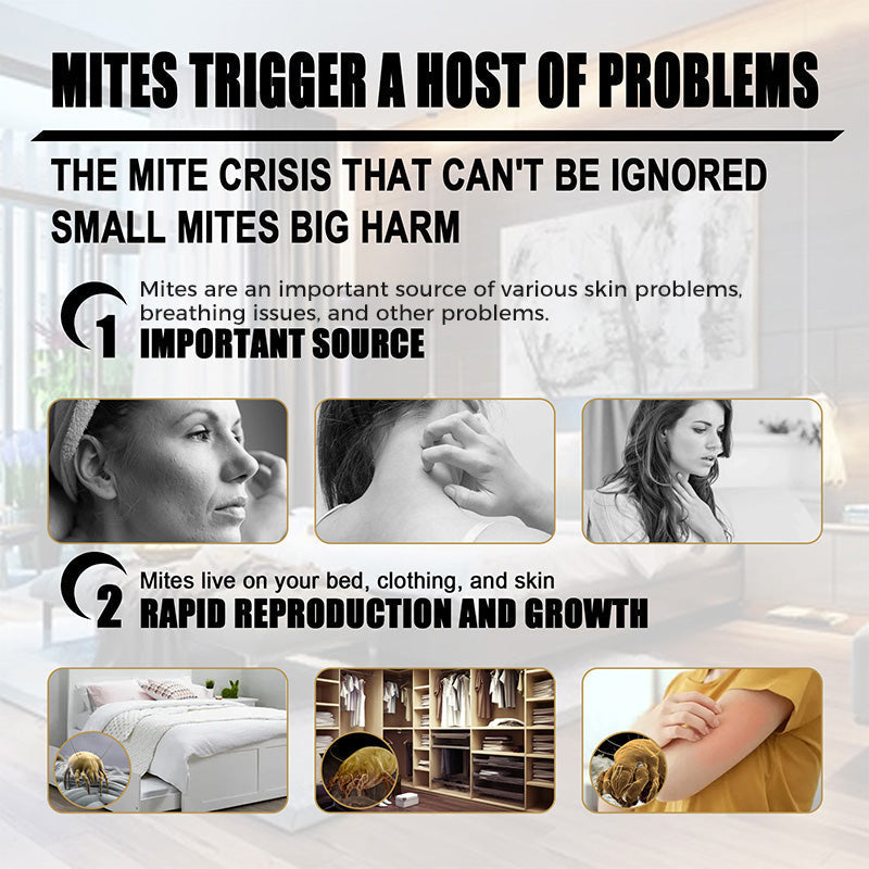 🔥1.5 million units sold! 🔥First 50 customers enjoy a 50% discount!🔥Natural anti-mite sachets
