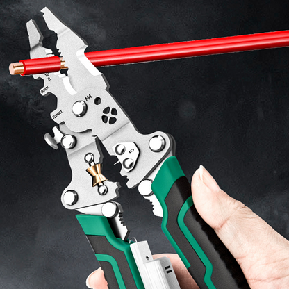 👷‍♂️Multifunctional Foldable Wire Stripping Scissors with Electrical Test