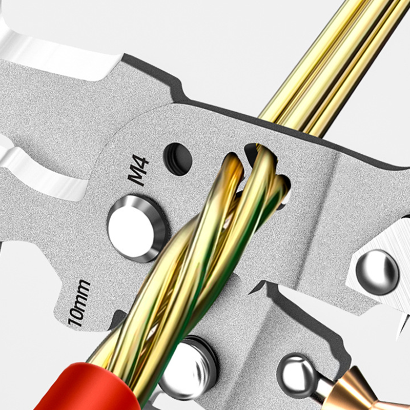 👷‍♂️Multifunctional Foldable Wire Stripping Scissors with Electrical Test
