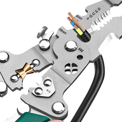 👷‍♂️Multifunctional Foldable Wire Stripping Scissors with Electrical Test