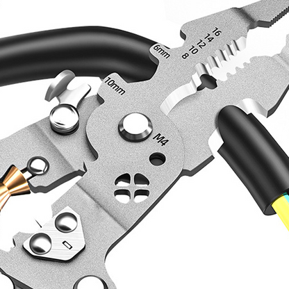 👷‍♂️Multifunctional Foldable Wire Stripping Scissors with Electrical Test