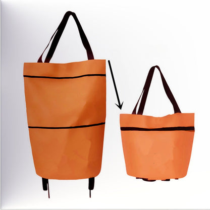 📢📢Buy 1 Get 1 Free⏰2-in-1 Foldable Shopping Cart