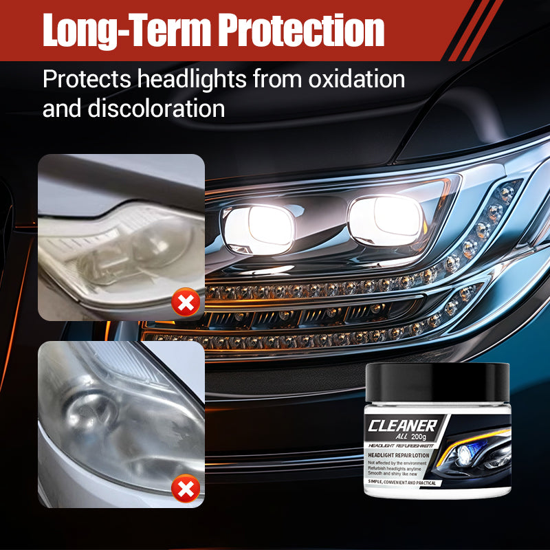 Christmas Special 🎄 Headlight Restoration Kit for Yellowed and Cloudy Headlights