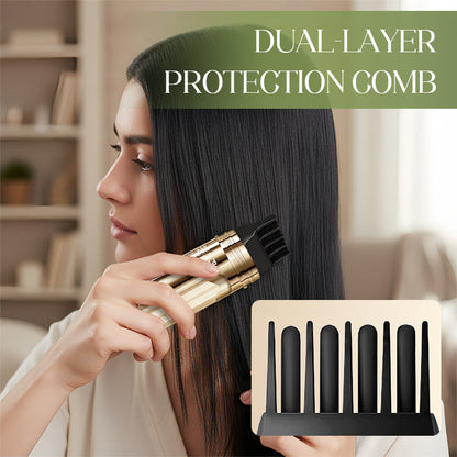 Convenient 2-in-1 Hair-Coloring Comb for Covering Gray Hair
