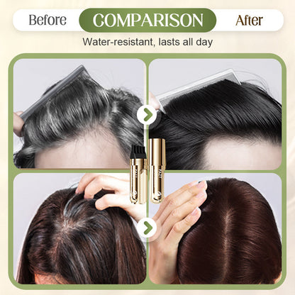 Convenient 2-in-1 Hair-Coloring Comb for Covering Gray Hair