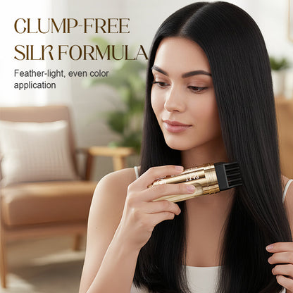 Convenient 2-in-1 Hair-Coloring Comb for Covering Gray Hair