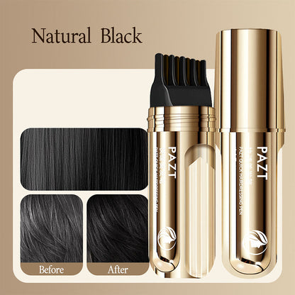 Convenient 2-in-1 Hair-Coloring Comb for Covering Gray Hair
