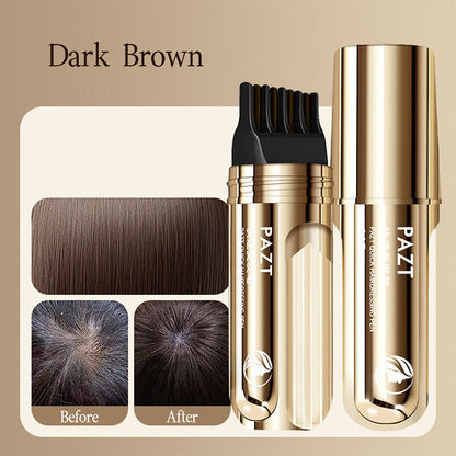 Convenient 2-in-1 Hair-Coloring Comb for Covering Gray Hair