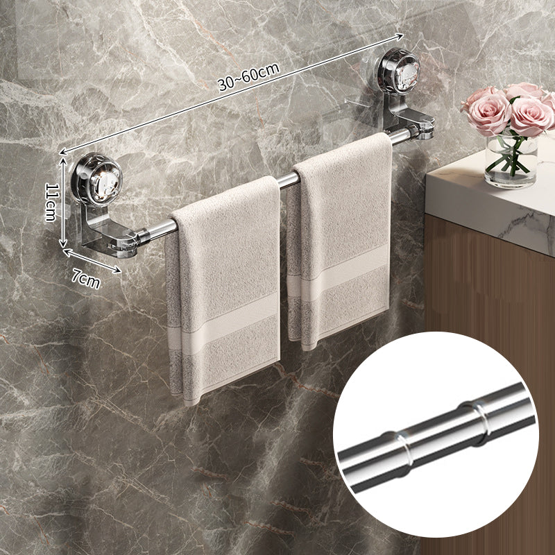 ✨50%OFF✨Adjustable Suction Cup Towel Bar No-damage Bathroom Towel & slipper Holder