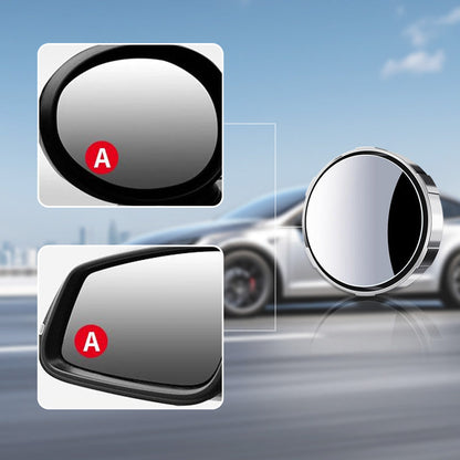 🚗 2 Stuks Zuignap Dodehoekspiegels voor Auto – Extra Zicht op Lastige Hoeken | Eenvoudig te Plaatsen & Verstellen 👀