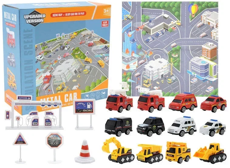 🎄Christmas Special Offer🎁 Die-Cast Construction Vehicle Advent Calendar for Christmas