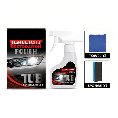 Limited-time 50% off: Car Headlight Restoration Agent (includes sponge)