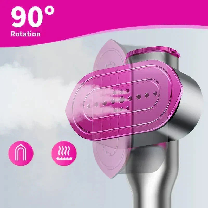 🥳2026 HOT SALE🥳Ångstrykjärn och ångare i ett – dödar 99,99 % av kvalster och bakterier. Uppvärms på 5 sekunder, 150 ml tank. Keramisk stryksula, jämn värmefördelning. Säker för allt från siden till bomull. Ett måste för din textilvård. 🛡️🌿