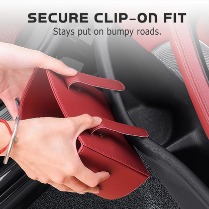 🥳 Buy 2 Get 1 Free 💞 50% Off 💞 Sales Exceed 50,000 Units! 🚗🧺 Genuine Leather Car Door Cup Holders!