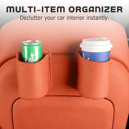 🥳 Buy 2 Get 1 Free 💞 50% Off 💞 Sales Exceed 50,000 Units! 🚗🧺 Genuine Leather Car Door Cup Holders!
