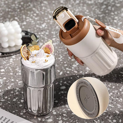 Limited-Time Half-Price Offer | Coffee Insulated Cup with Temperature Display