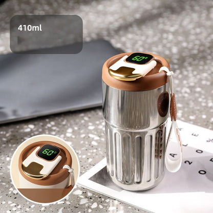 Limited-Time Half-Price Offer | Coffee Insulated Cup with Temperature Display