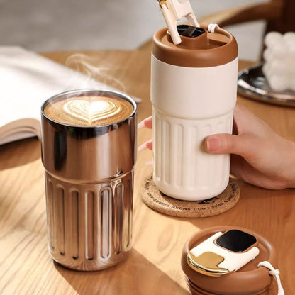 Limited-Time Half-Price Offer | Coffee Insulated Cup with Temperature Display