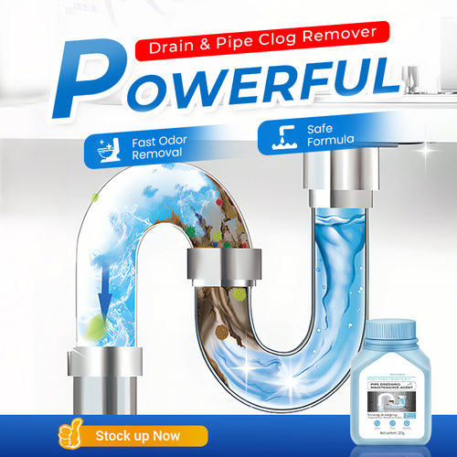 🥳50% OFF🧴Powerful Pipe Clog Remover – Fast-acting formula dissolves hair, grease & grime. 🔄🚿