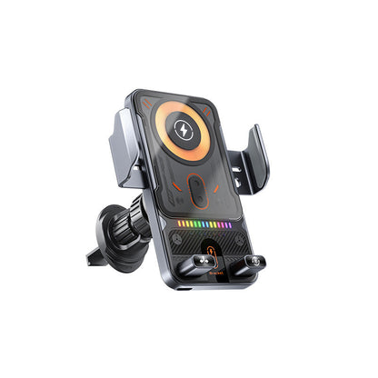 🔥Last Day Sale 50%🔥Smart 2-In-1 Auto-Rotating Car Phone Holder & Wireless Charger