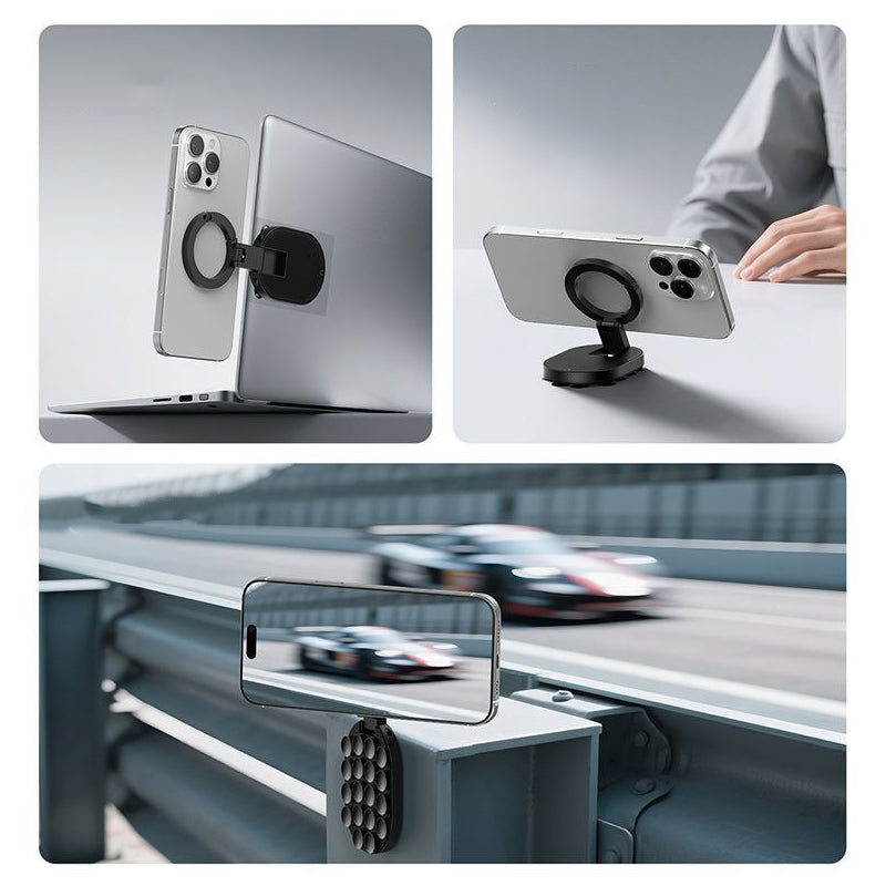 📱🧲Multi-Functional Magnetic & Suction Phone Stand – Strong Grip, 360° Rotation & Perfect for Car, Desk & Kitchen 🚗