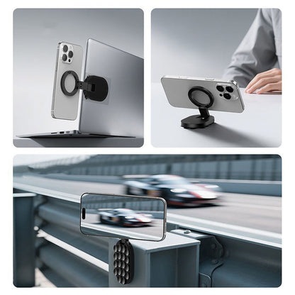 📱🧲Multi-Functional Magnetic & Suction Phone Stand – Strong Grip, 360° Rotation & Perfect for Car, Desk & Kitchen 🚗