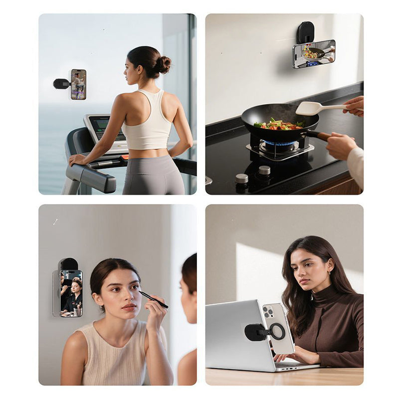 📱🧲Multi-Functional Magnetic & Suction Phone Stand – Strong Grip, 360° Rotation & Perfect for Car, Desk & Kitchen 🚗