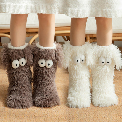 💗 Final day for this special offer—50% off! 💕 Plush home socks/floor socks—thick, fleece-lined, and designed with anti-slip grips for indoor winter wear.