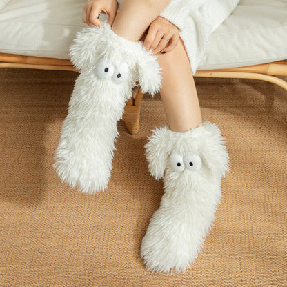💗 Final day for this special offer—50% off! 💕 Plush home socks/floor socks—thick, fleece-lined, and designed with anti-slip grips for indoor winter wear.