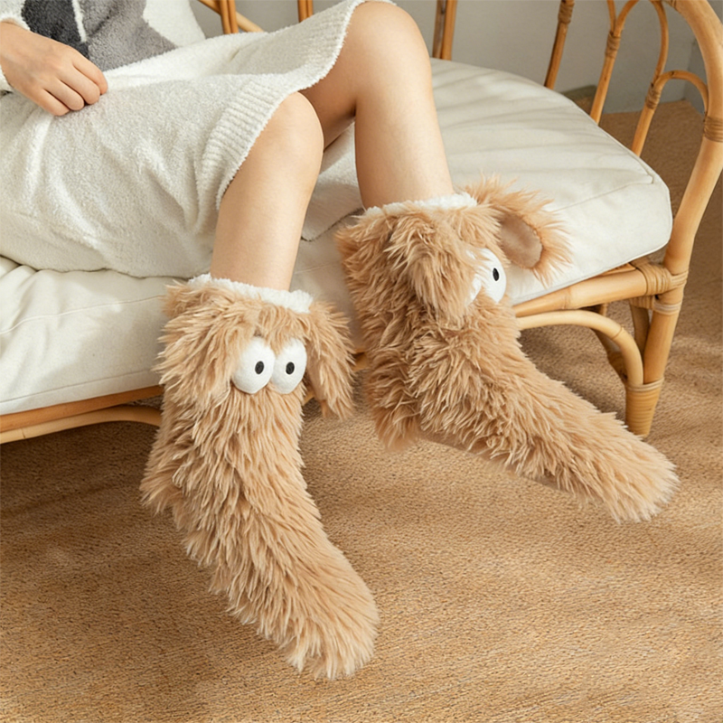 💗 Final day for this special offer—50% off! 💕 Plush home socks/floor socks—thick, fleece-lined, and designed with anti-slip grips for indoor winter wear.
