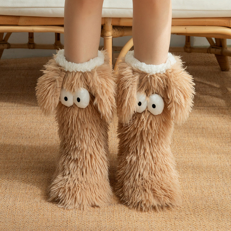 💗 Final day for this special offer—50% off! 💕 Plush home socks/floor socks—thick, fleece-lined, and designed with anti-slip grips for indoor winter wear.