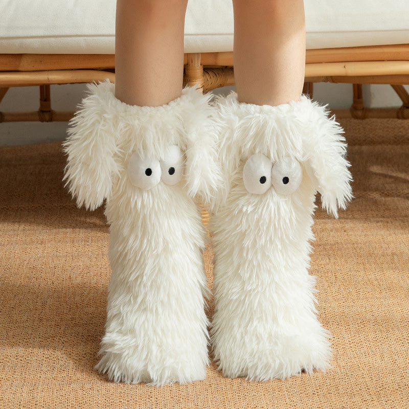 💗 Final day for this special offer—50% off! 💕 Plush home socks/floor socks—thick, fleece-lined, and designed with anti-slip grips for indoor winter wear.