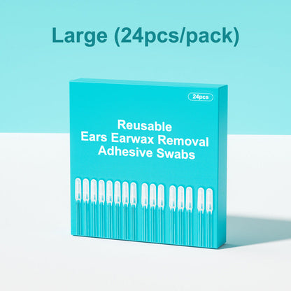 👂 Reusable Earwax Removal Adhesive Swabs – Easy & Mess-Free Ear Cleaning
