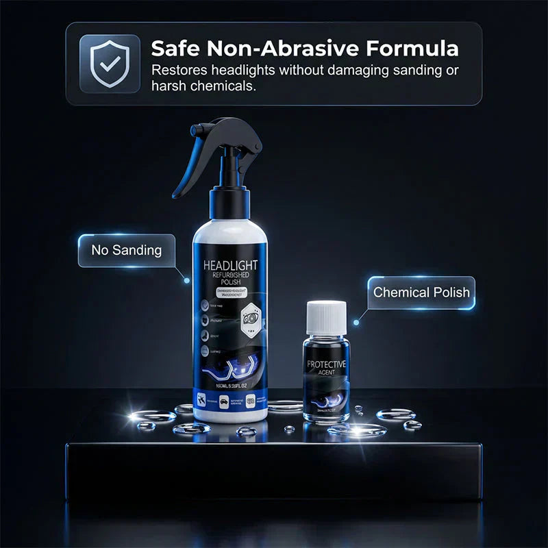 🚗 50% OFF ! 🔆Professional Car Headlight Restoration Kit