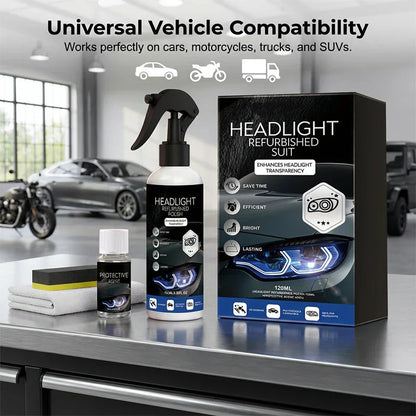 🚗 50% OFF ! 🔆Professional Car Headlight Restoration Kit