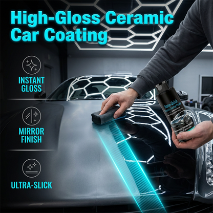 🚗 50% OFF NOW!💧 High-Gloss Hydrophobic Nano Ceramic Spray – Mirror Shine & Water Protection – Car Beauty Treatment ✨