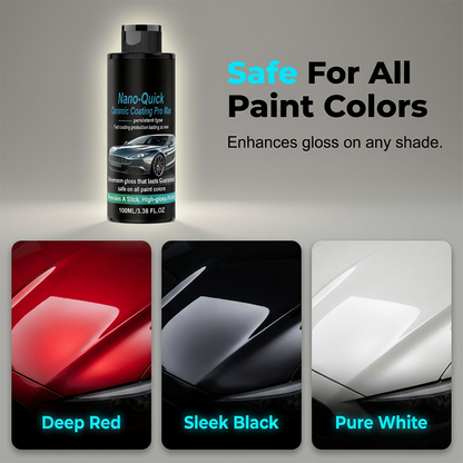 🚗 50% OFF NOW!💧 High-Gloss Hydrophobic Nano Ceramic Spray – Mirror Shine & Water Protection – Car Beauty Treatment ✨