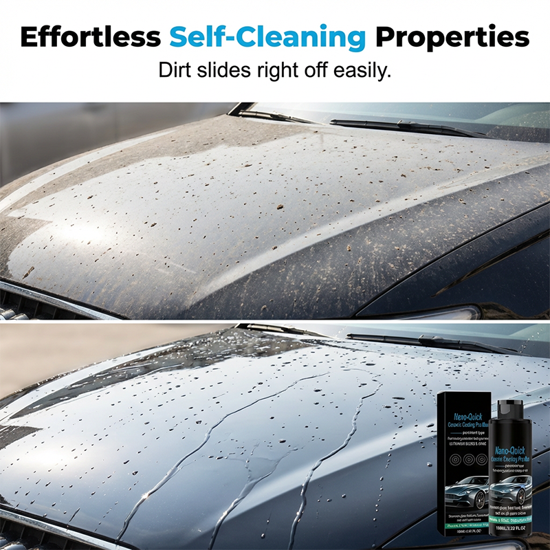 🚗 50% OFF NOW!💧 High-Gloss Hydrophobic Nano Ceramic Spray – Mirror Shine & Water Protection – Car Beauty Treatment ✨