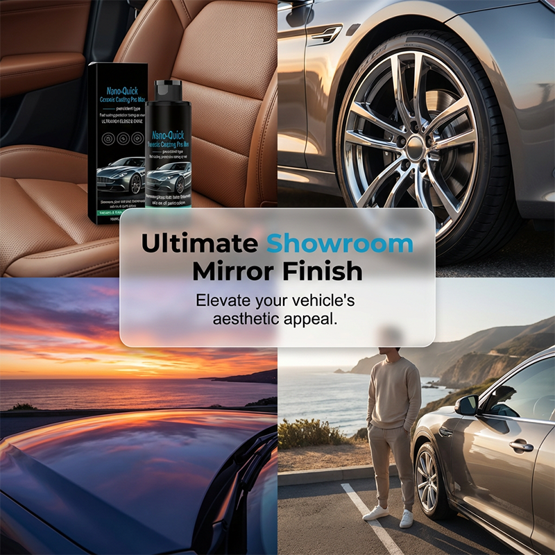 🚗 50% OFF NOW!💧 High-Gloss Hydrophobic Nano Ceramic Spray – Mirror Shine & Water Protection – Car Beauty Treatment ✨