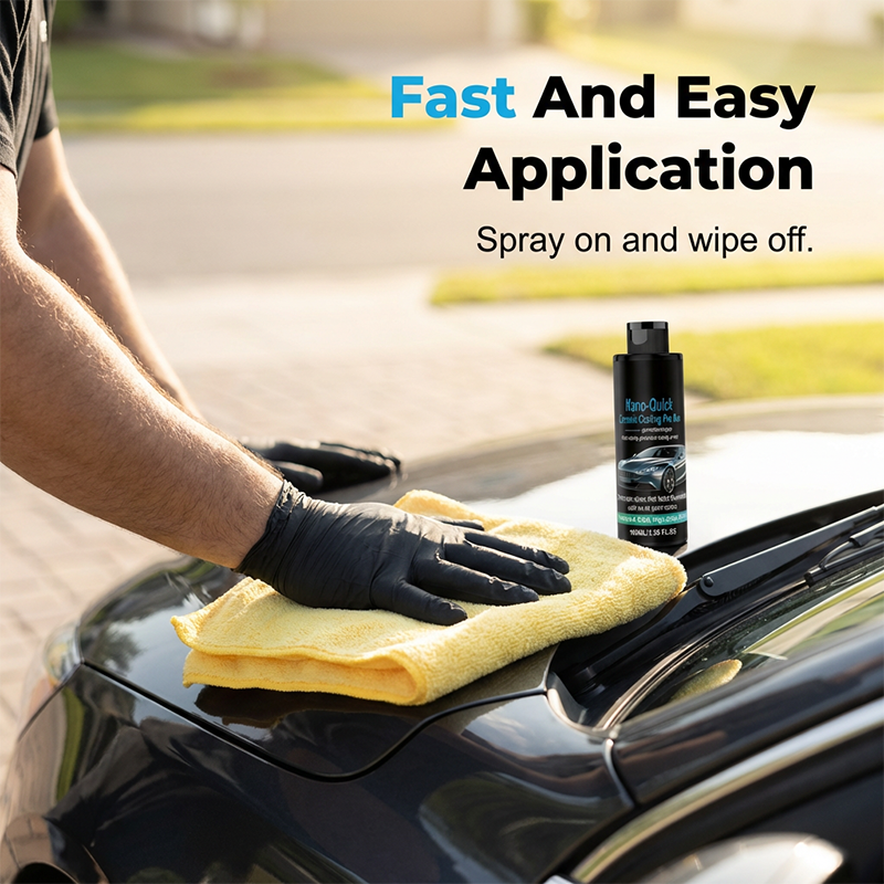 🚗 50% OFF NOW!💧 High-Gloss Hydrophobic Nano Ceramic Spray – Mirror Shine & Water Protection – Car Beauty Treatment ✨