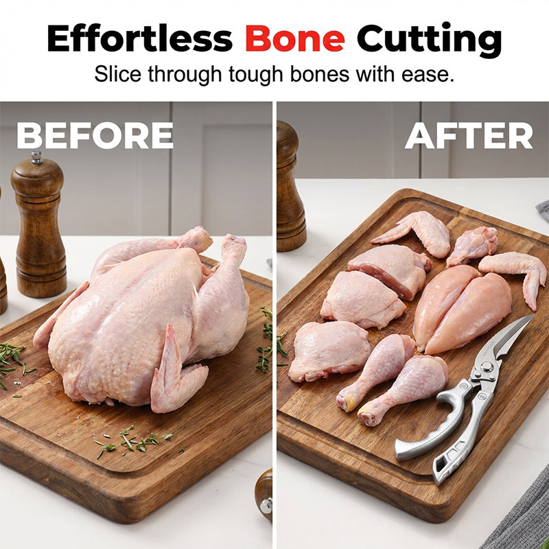 ✂️🦴 Multi-functional Heavy Duty Kitchen Scissors